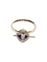 Ringe Sommer Dame Anello Con Pietra in Weißgold Tanzanite 3.37 Ct ANELLO TAN 3.37 DIA 0.20 G/SI1 - ANELLO TAN 3.37 DIA 0.20 G/SI1